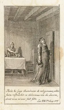 Illustration for Le Sage's Gil Blas 1783. Creator: Daniel Nikolaus Chodowiecki