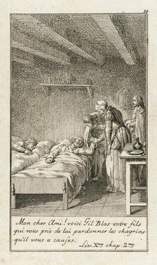 Illustration for Le Sage's Gil Blas 1783. Creator: Daniel Nikolaus Chodowiecki
