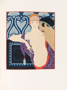 Illustration for "Les Chansons de Bilitis (The Songs of Bilitis)" by Pierre Louÿs, 1922. Creator: Barbier, George (1882-1932)