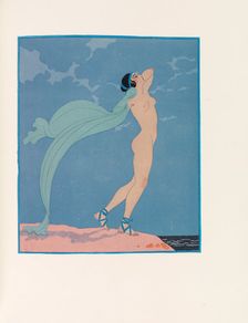 Illustration for "Les Chansons de Bilitis (The Songs of Bilitis)" by Pierre Louÿs, 1922. Creator: Barbier, George (1882-1932)
