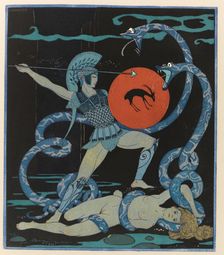 Illustration for Les chansons de Bilitis by Pierre Louÿs, 1922