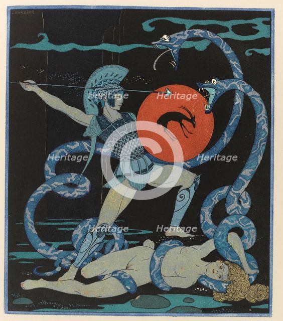 Illustration for Les chansons de Bilitis by Pierre Louÿs, 1922.