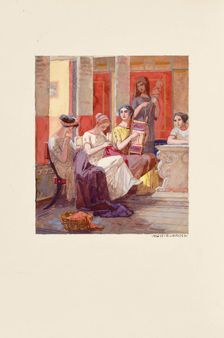 Illustration for "Les noces corinthiennes" by Anatole France, 1902. Creator: Auguste Leroux