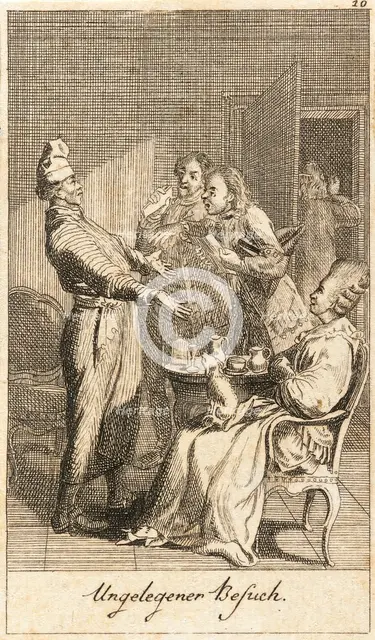 Illustration for 'Life of a Badly Brought Up Young Lady', 1779. Creator: Daniel Nikolaus Chodowiecki.