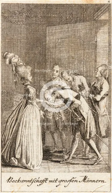 Illustration for 'Life of a Badly Brought Up Young Lady', 1779. Creator: Daniel Nikolaus Chodowiecki.