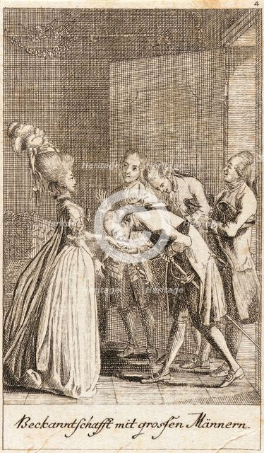 Illustration for 'Life of a Badly Brought Up Young Lady', 1779. Creator: Daniel Nikolaus Chodowiecki.