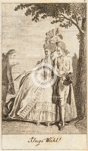 Illustration for 'Life of a Badly Brought Up Young Lady', 1779. Creator: Daniel Nikolaus Chodowiecki.