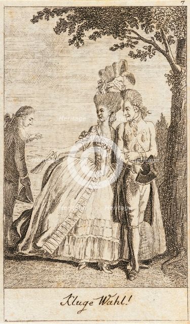Illustration for 'Life of a Badly Brought Up Young Lady', 1779. Creator: Daniel Nikolaus Chodowiecki.