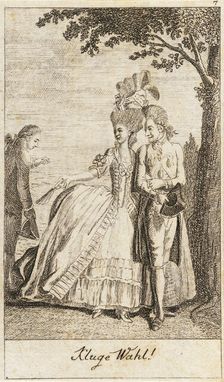Illustration for Life of a Badly Brought Up Young Lady 1779. Creator: Daniel Nikolaus Chodowiecki