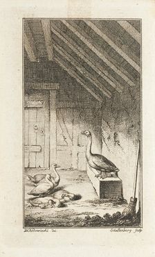 Illustration for Mathias Claudius 'Asmus Omnia sua secum Portans (Published 1783?). Creator: Johann Rudolf Schellenburg