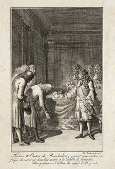 Illustration for Memories of the Refugees c1787. Creator: Daniel Nikolaus Chodowiecki