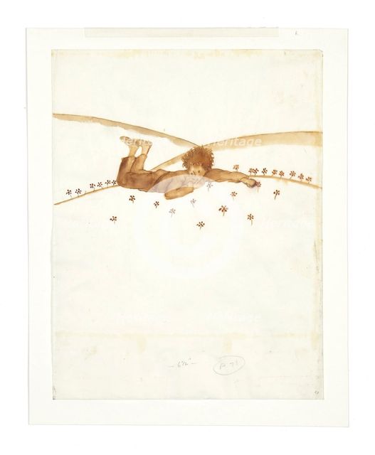 Illustration for novella The Little Prince (Le Petit Prince), 1942. Creator: Saint-Exupéry, Antoine de (1900-1944).