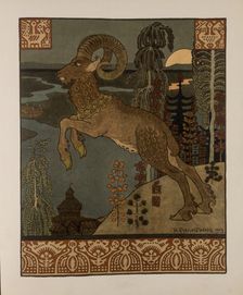 Illustration for Old Russian Legend Volga, 1901-1904