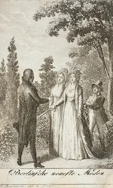 Illustration for Part of the Story of a Marriage published 1796. Creator: Daniel Nikolaus Chodowiecki