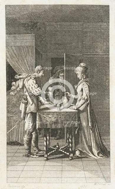 Illustration for Phil Engelhard's 'Poems', 1782. Creator: Daniel Nikolaus Chodowiecki.
