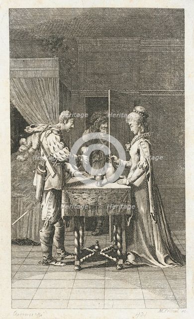Illustration for Phil Engelhard's 'Poems', 1782. Creator: Daniel Nikolaus Chodowiecki.