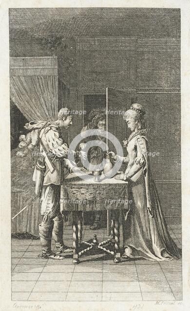 Illustration for Phil Engelhard's 'Poems', 1782. Creator: Daniel Nikolaus Chodowiecki.