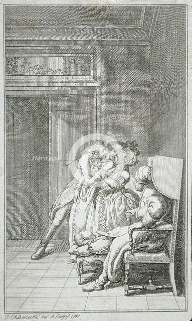 Illustration for 'Philip von Freudenthal', 1781. Creator: Daniel Nikolaus Chodowiecki.
