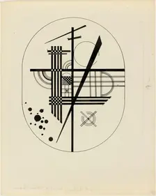 Illustration for "Point and Line to Plane", 1925. Creator: Kandinsky, Wassily Vasilyevich (1866-1944)