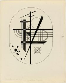 Illustration for "Point and Line to Plane", 1925. Creator: Kandinsky, Wassily Vasilyevich (1866-1944)