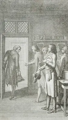 Illustration for Reichard's Library of Novels, part twelve, 1785. Creator: Daniel Nikolaus Chodowiecki
