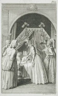 Illustration for Richardson's Clarissa 1785. Creator: Daniel Nikolaus Chodowiecki