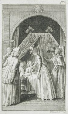 Illustration for Richardson's Clarissa 1785. Creator: Daniel Nikolaus Chodowiecki