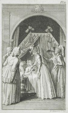 Illustration for Richardson's Clarissa 1785. Creator: Daniel Nikolaus Chodowiecki