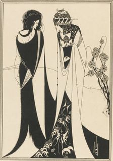 Illustration for Salome by Oscar Wilde, 1894. Artist: Beardsley, Aubrey (1872–1898)