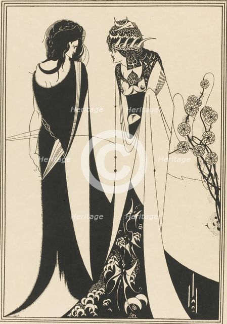 Illustration for Salome by Oscar Wilde, 1894. Artist: Beardsley, Aubrey (1872–1898)