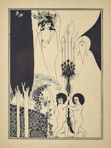 Illustration for Salome by Oscar Wilde, 1894. Creator: Beardsley, Aubrey