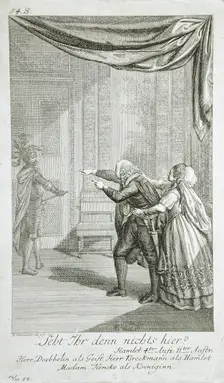 Illustration for Shakespeare's Hamlet 1778. Creator: Daniel Nikolaus Chodowiecki