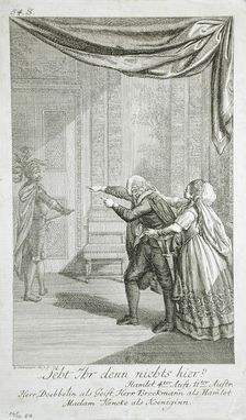 Illustration for Shakespeare's Hamlet 1778. Creator: Daniel Nikolaus Chodowiecki