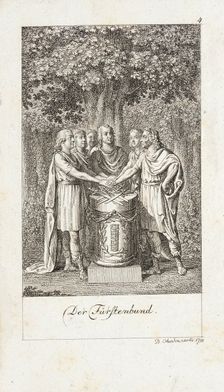 Illustration for Six Great Events of the Last Decade 1791. Creator: Daniel Nikolaus Chodowiecki