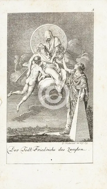 Illustration for 'Six Great Events of the Last Decade', 1791. Creator: Daniel Nikolaus Chodowiecki.