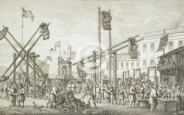 Illustration for Storch's 'Painting of Petersburg', 1792. Creator: Daniel Nikolaus Chodowiecki.