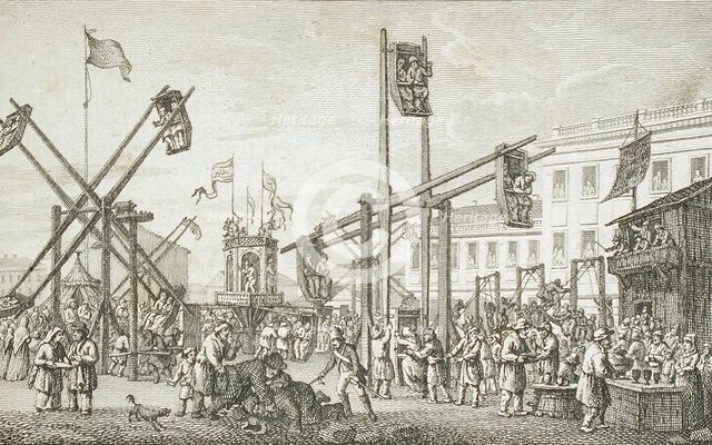 Illustration for Storch's 'Painting of Petersburg', 1792. Creator: Daniel Nikolaus Chodowiecki.
