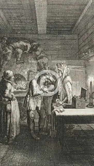 Illustration for Storch's 'Painting of Petersburg', 1792. Creator: Daniel Nikolaus Chodowiecki.