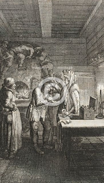 Illustration for Storch's 'Painting of Petersburg', 1792. Creator: Daniel Nikolaus Chodowiecki.