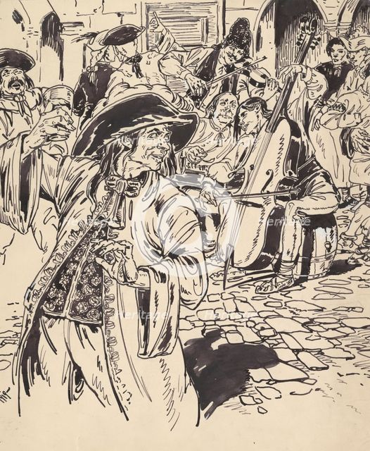 Illustration from 1919, 1919. Creator: Andrej Kovacik.