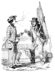 Illustration from "A Long-Vacation Vigil" by Cuthbert Bede, B.A., 1854. Creator: Unknown