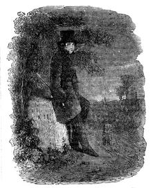 Illustration from "A Long-Vacation Vigil" by Cuthbert Bede, B.A., 1854. Creator: Unknown