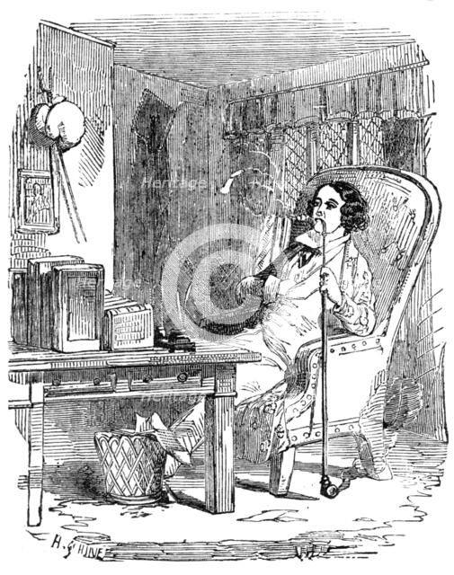 Illustration from "A Long-Vacation Vigil" by Cuthbert Bede, B.A., 1854. Creator: Unknown.