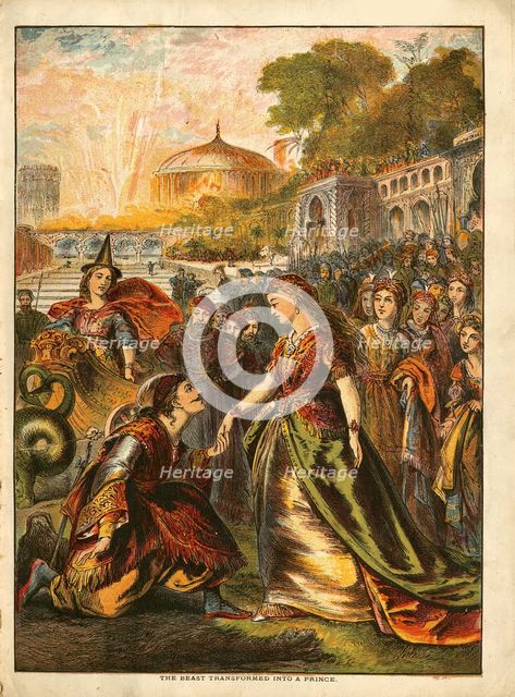 Illustration from: "Beauty and the Beast". (Gall & Inglis, Edinburgh), c1880. Creator: Anonymous.