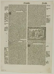 Illustration from Biblia cum concordantiis, plate 74 from Woodcuts from Books of the XVI Cent...1937 Creator: Unknown