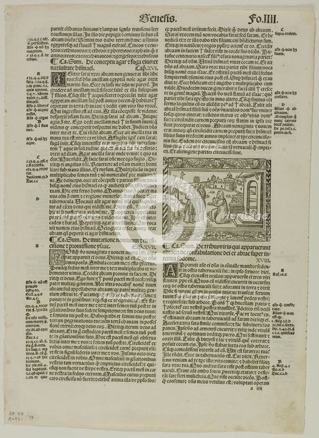 Illustration from Biblia cum concordantiis, plate 74 from Woodcuts from Books of the XVI Cent...1937 Creator: Unknown.