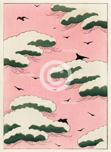 Illustration from Bijutsu Sekai (Art World), 1893-1896. Creator: Seitei (Shotei), Watanabe (1851-1918).