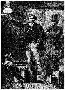 Illustration from De la Terre a la Lune by Jules Verne, 1865