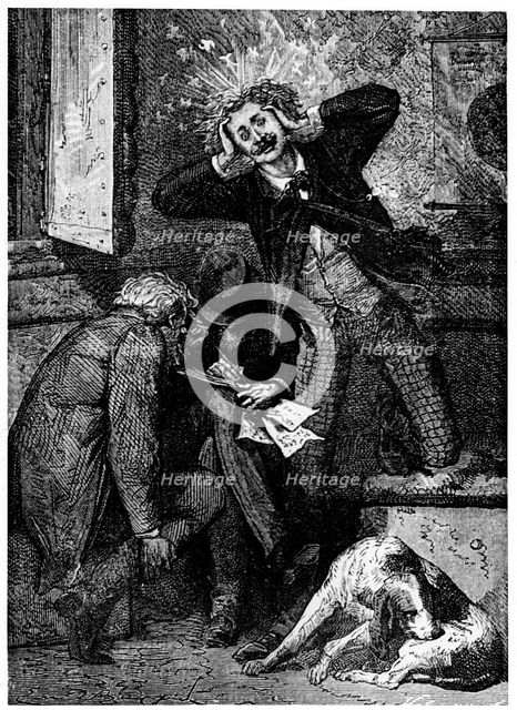 Illustration from De la Terre a la Lune by Jules Verne, 1865. Artist: Unknown