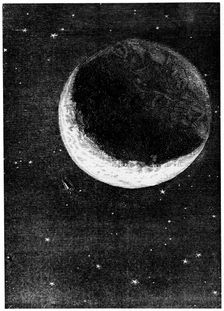Illustration from De la Terre a la Lune by Jules Verne, 1865